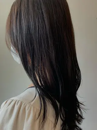 ロング カラー gotoday　shaire　saron所属・miu. ボブ/透け感カラーのヘアスタイル