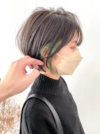 ショート カラー 梅田  illfrere 所属・イルフレール ryuのヘアスタイル