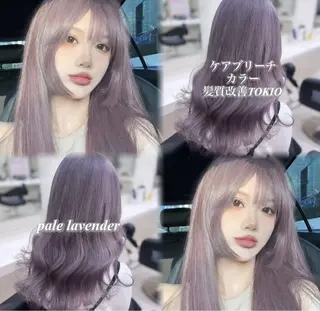 ロング 韓国ガーリー🤍ハイ トーン🤍Ayanaのヘアスタイル