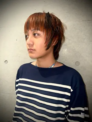 メンズ デザインカラー⭐︎★ 🐆hyo🐆のヘアスタイル