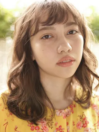 ミディアム カラー パーマ ヘアアレンジ 髪質改善専門店 エイジングケアのヘアスタイル