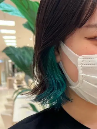 ミディアム カラー お悩み改善 黄金比みくのヘアスタイル