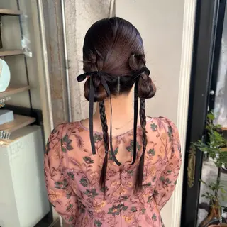 ヘアアレンジ 芦刈 咲来のヘアスタイル