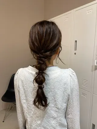 ロング ヘアアレンジ layer・bob カット/ YURIのヘアスタイル