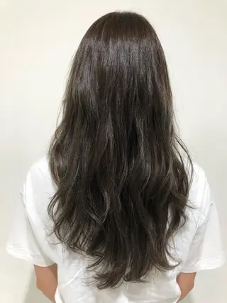 セミロング 髪質改善/艶カラー 前川南のヘアスタイル