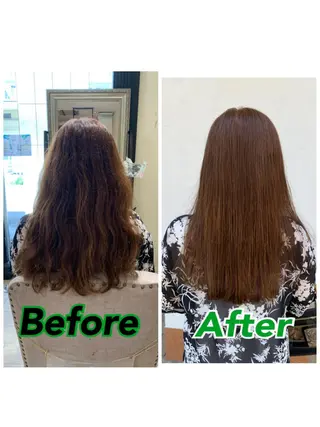 ロング カラー 艶髪レイヤー上田 紗也🇰🇷💗のヘアスタイル