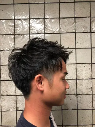 ショート パーマ メンズ 【店長】福田 健人のヘアスタイル