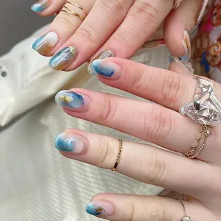 ネイル To Me Nail所属・🩵 mei🩵のネイルデザイン