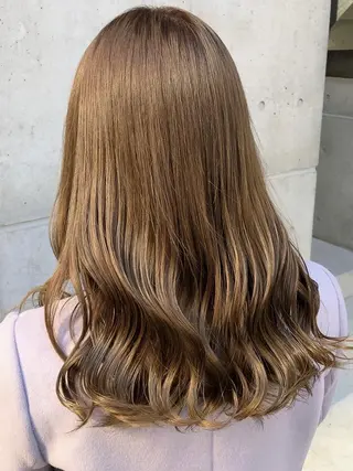 セミロング カラー また会いたくなる 美容師【KENTA】のヘアスタイル