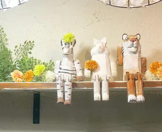 ブリーチ、パーマ 西部笑のヘアスタイル