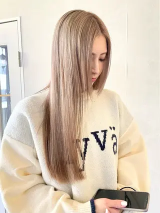 ロング カラー Peg.hair所属・柔らかhair🤍 Rinaのヘアスタイル