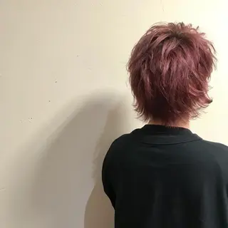 ショート カラー 柏メンズカットパーマ NO.1タイチのヘアスタイル