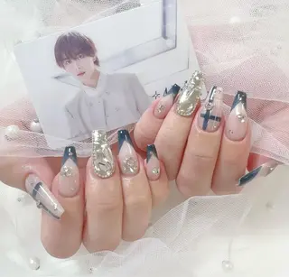 ネイル Hina 池袋 長だしチップ専門店のネイルデザイン