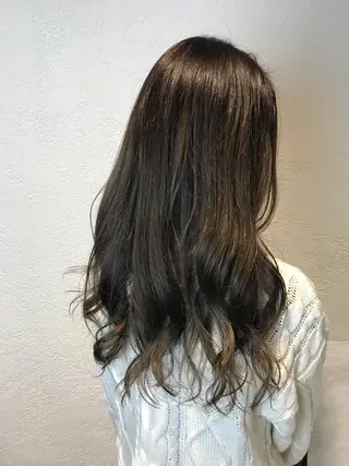 ロング カラー デザインカラー🌈 高木リョウのヘアスタイル