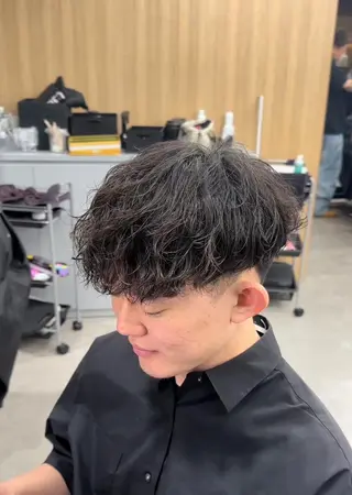 メンズ ミディアム パーマ 🔥メンズ特化🔥 藍斗のヘアスタイル