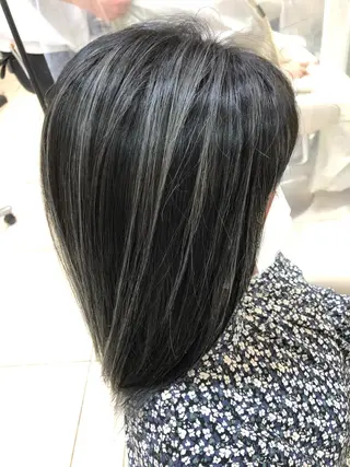 ミディアム カラー 🌈ぷる艶カラー🌈 髪質改善👑柳沼尚貴のヘアスタイル