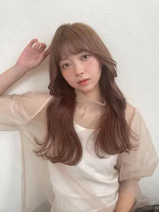 ロング カラー レイヤーカット🎀 kanaのヘアスタイル