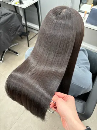 ロング カラー 髪質改善/韓国 レイヤー/店長/原島のヘアスタイル