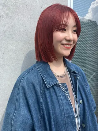 ミディアム 似合わせカットカラー 👩MINAのヘアスタイル
