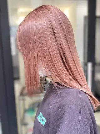 セミロング カラー opus 店長大和 レイヤー/赤み消しのヘアスタイル