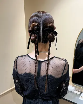 ロング ヘアアレンジ 🫧tomoka 透明感カラー🫧のヘアスタイル