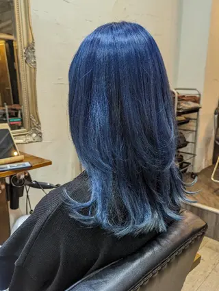 セミロング カラー bathair  所属・bathair 持田侑祐のヘアスタイル