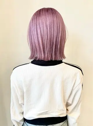 ミディアム カラー ill.所属・ill［イル］大須 ダブルカラー髪質改善のヘアスタイル