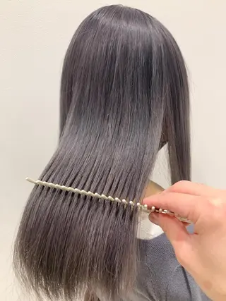 ロング 🍀ケアブリーチ カラー🍀坂井のヘアスタイル