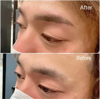 メンズ アイブロウ EARTH eyelashのマツエク・マツパデザイン