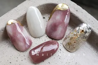 セミロング カラー パーマ ヘアアレンジ ネイル マツエク・マツパ アイブロウ Nail branchのネイルデザイン