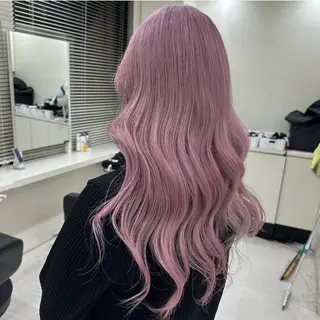 ロング ️🫧 AINE 🫧ハイトーンカラーのヘアスタイル