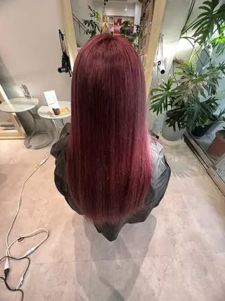 カラー 晶／艶髪カラー ／トリートメントのヘアスタイル