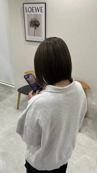 ショート 💭透明感/艶髪🫧 haluki🫧‪のヘアスタイル