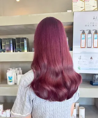 ロング カラー 蓮田 好良のヘアスタイル