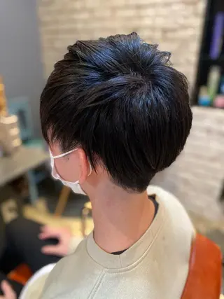 ショート メンズ shell 吉祥寺 加藤慎二のヘアスタイル