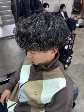 パーマ メンズ 土岐 仁/メンズ専門 パーマ特化美容師🔥のヘアスタイル