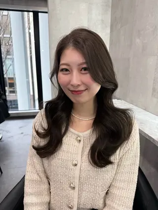 セミロング 💖艶髪/韓国ヘア 💖asukaのヘアスタイル