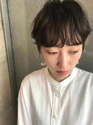 ショート nessヤマサキ リュウタのヘアスタイル