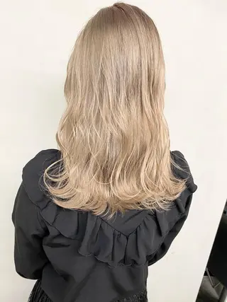 ミディアム カラー パーマ ヘアアレンジ メンズ キッズ ネイル マツエク・マツパ 🌸グレージュ/ ベージュ🌸yutaのヘアスタイル