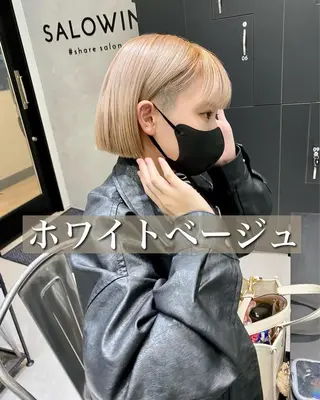 ショート カラー パーマ ヘアアレンジ メンズ キッズ ネイル マツエク・マツパ アイブロウ 髪質改善水素TR× レイヤーカット/熊澤のヘアスタイル