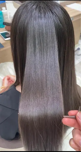 セミロング パーマ 【乾かすだけで革命】 早矢仕正志のヘアスタイル