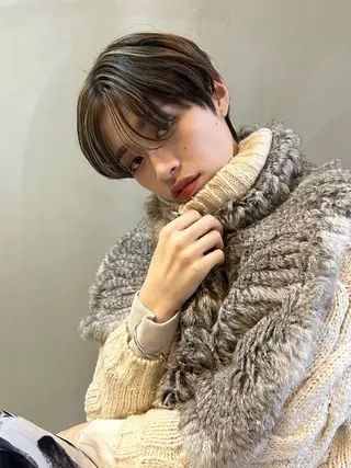 ショート カラー ショート/ボブ/ 心斎橋/宮脇美奈のヘアスタイル