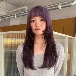 ロング カラー ベージュ/暖色🧸 ハイトーン/ninaのヘアスタイル