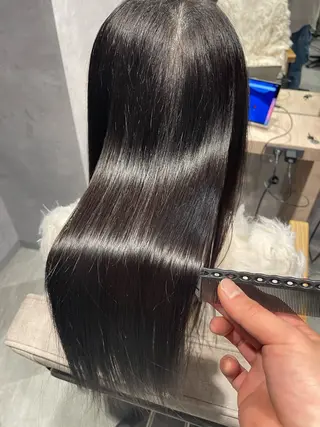 ロング カラー luff銀座所属・髪質改善艶髪特化 二瓶　海人のヘアスタイル