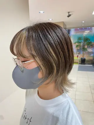 ミディアム カラー ヘアアレンジ 【Sweep】おじま のぞみのヘアスタイル