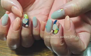 ネイル ヘアーサロン大野所属・nailsalon SWATiのネイルデザイン