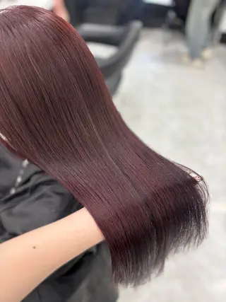 ロング まろっと艶感ブラウン ベージュ🤍まなかのヘアスタイル