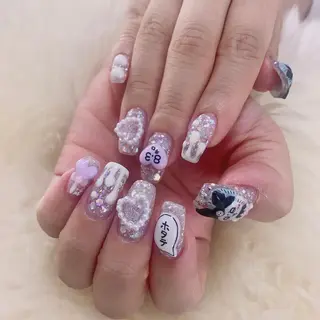 ロング 💜MIYA nail川崎店のネイルデザイン
