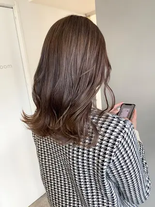 ミディアム カラー ヘアアレンジ ボブ /ニュアンス/ satomi🧸💖のヘアスタイル