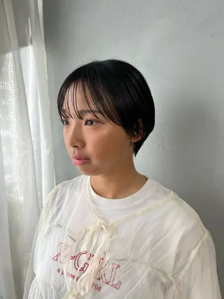 ショート カラー akane/ベージュ /オリーブ/ブラウンのヘアスタイル